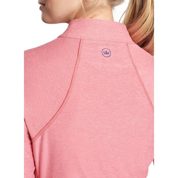 Peter Millar Women’s Raglan Sleeve Perth Layer Pullover Pink Small New with Tag - Picture 3 of 7